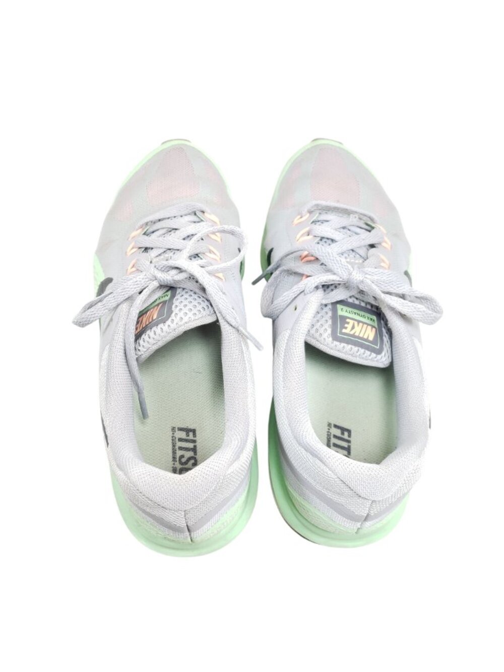 Nike Max Dynasty-2 Running Shoes Women's Size 9.5 Gray Mesh - Picture 7 of 8